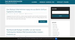 Desktop Screenshot of dasmorgengrauen.de